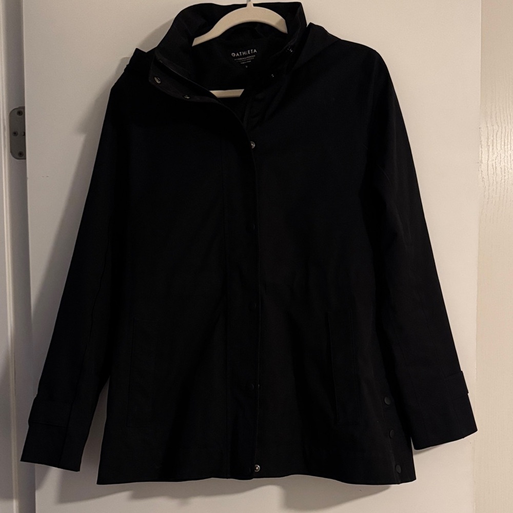 Athleta Black Rain Jacket